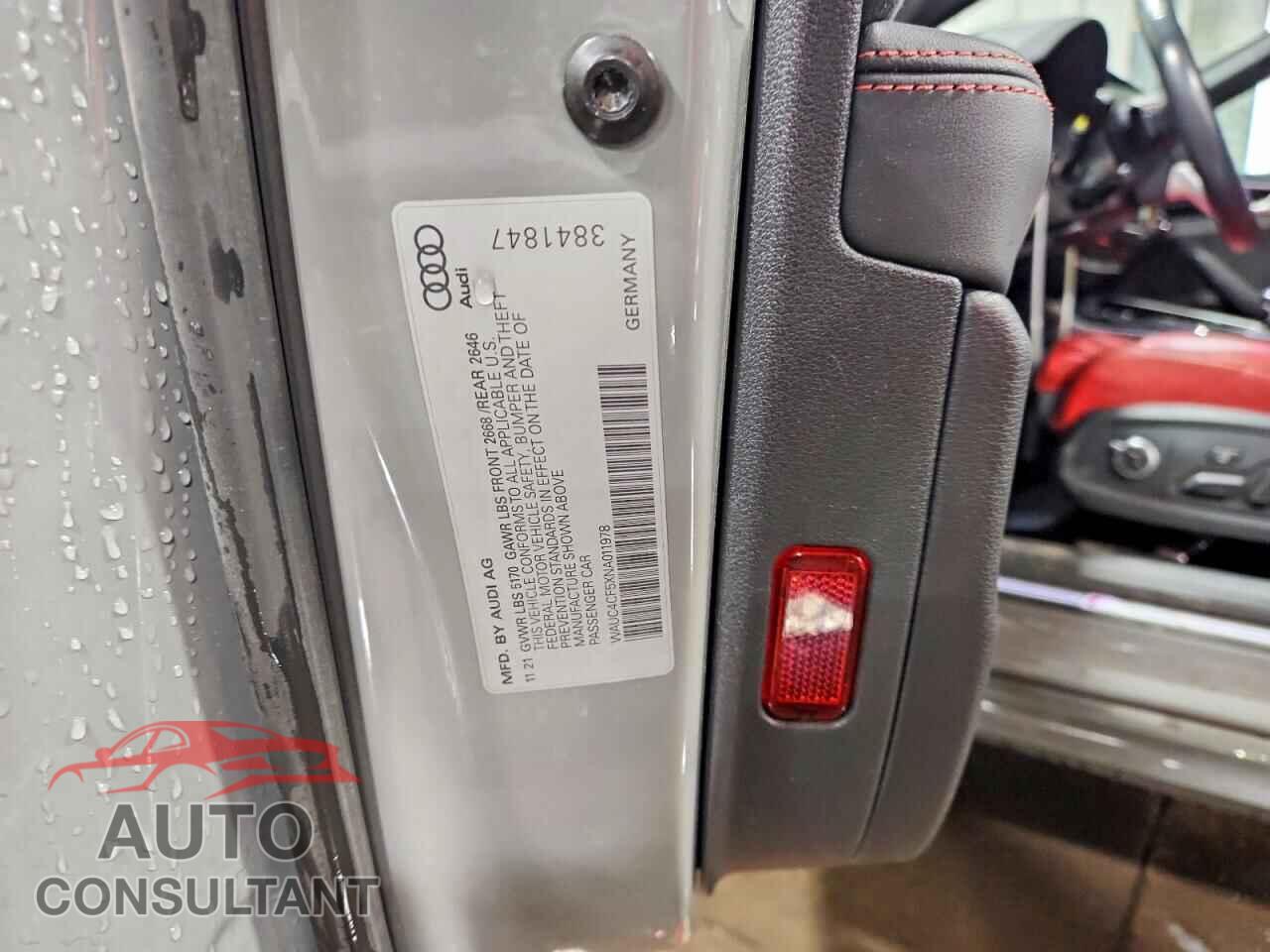 AUDI S5/RS5 2022 - WAUC4CF5XNA011978
