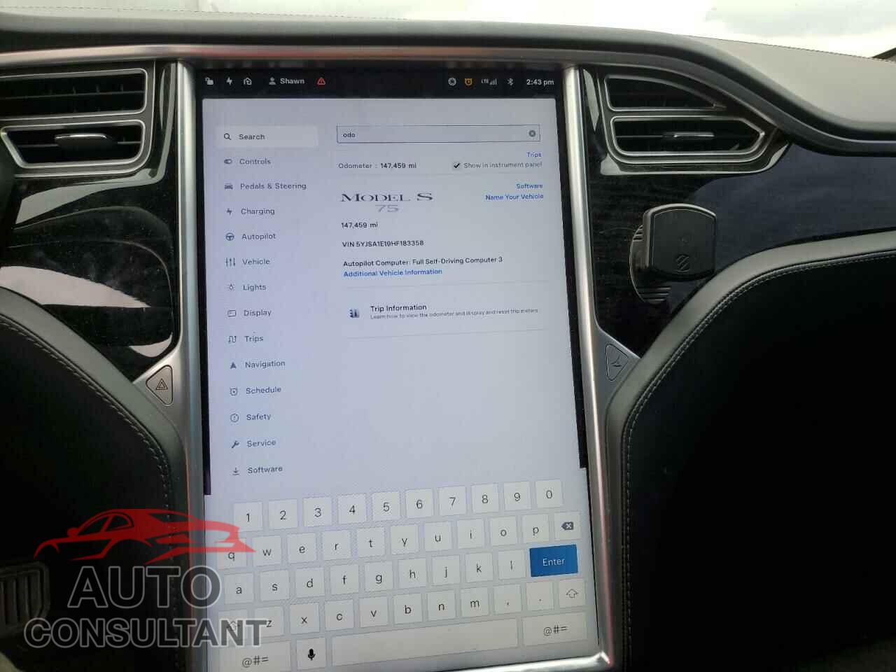 TESLA MODEL S 2017 - 5YJSA1E19HF183358