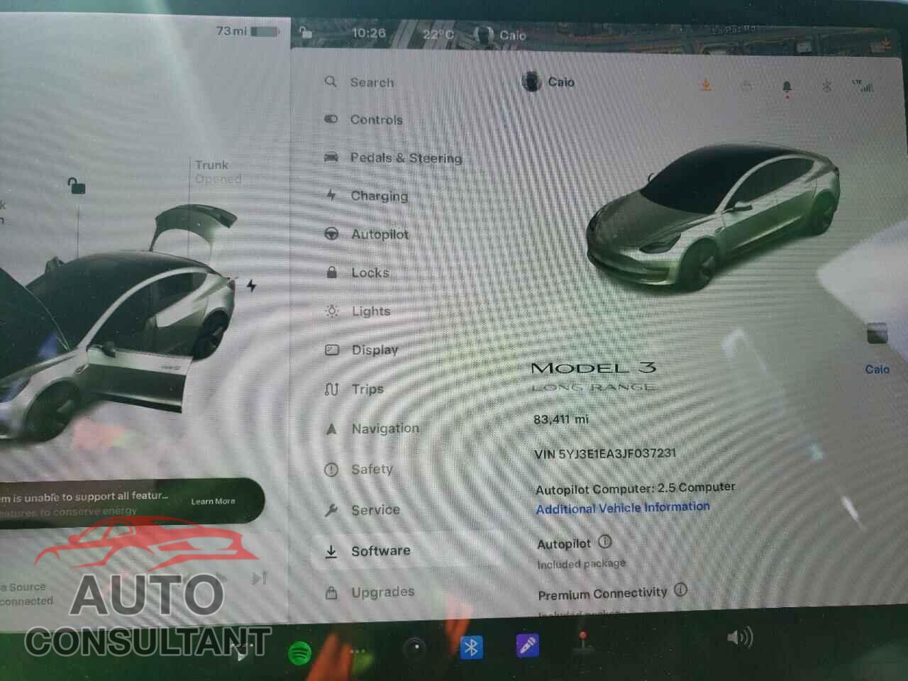 TESLA MODEL 3 2018 - 5YJ3E1EA3JF037231