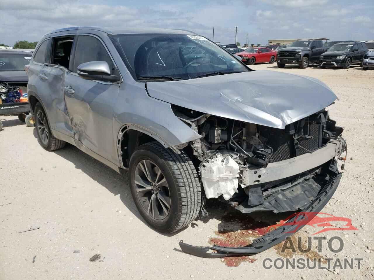TOYOTA HIGHLANDER 2016 - 5TDKKRFH5GS178028