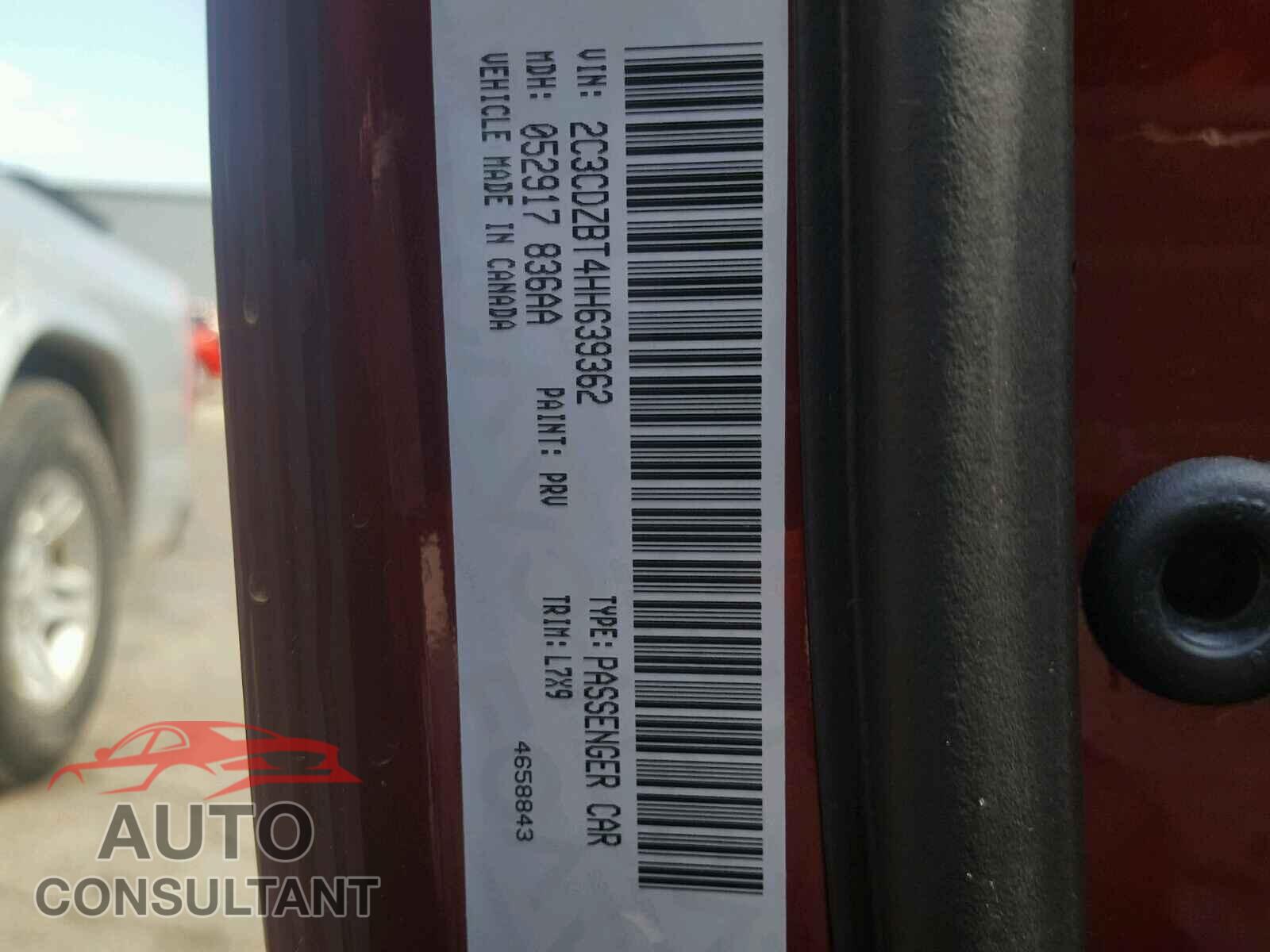 DODGE CHALLENGER 2017 - 2C3CDZBT4HH639362