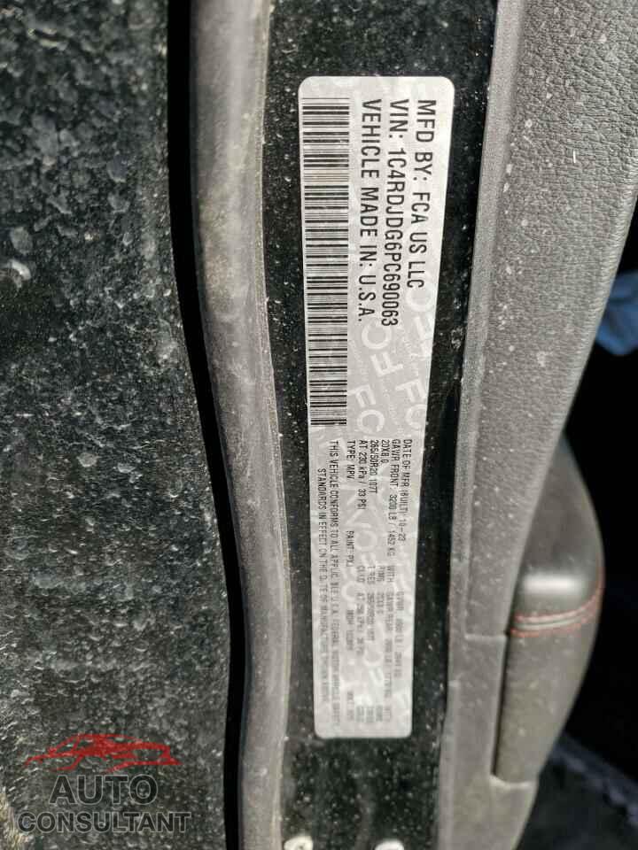 DODGE DURANGO 2023 - 1C4RDJDG6PC690063