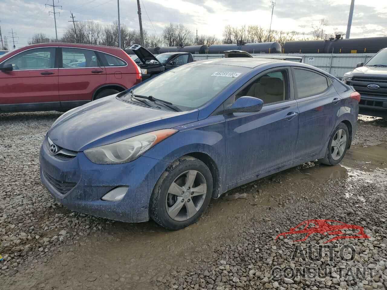 HYUNDAI ELANTRA 2013 - KMHDH4AE1DU749850