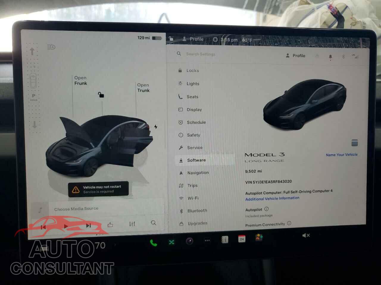 TESLA MODEL 3 2024 - 5YJ3E1EA5RF843020