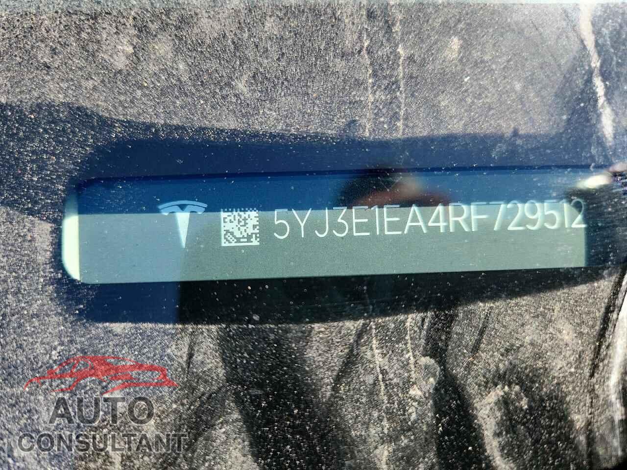TESLA MODEL 3 2024 - 5YJ3E1EA4RF729512