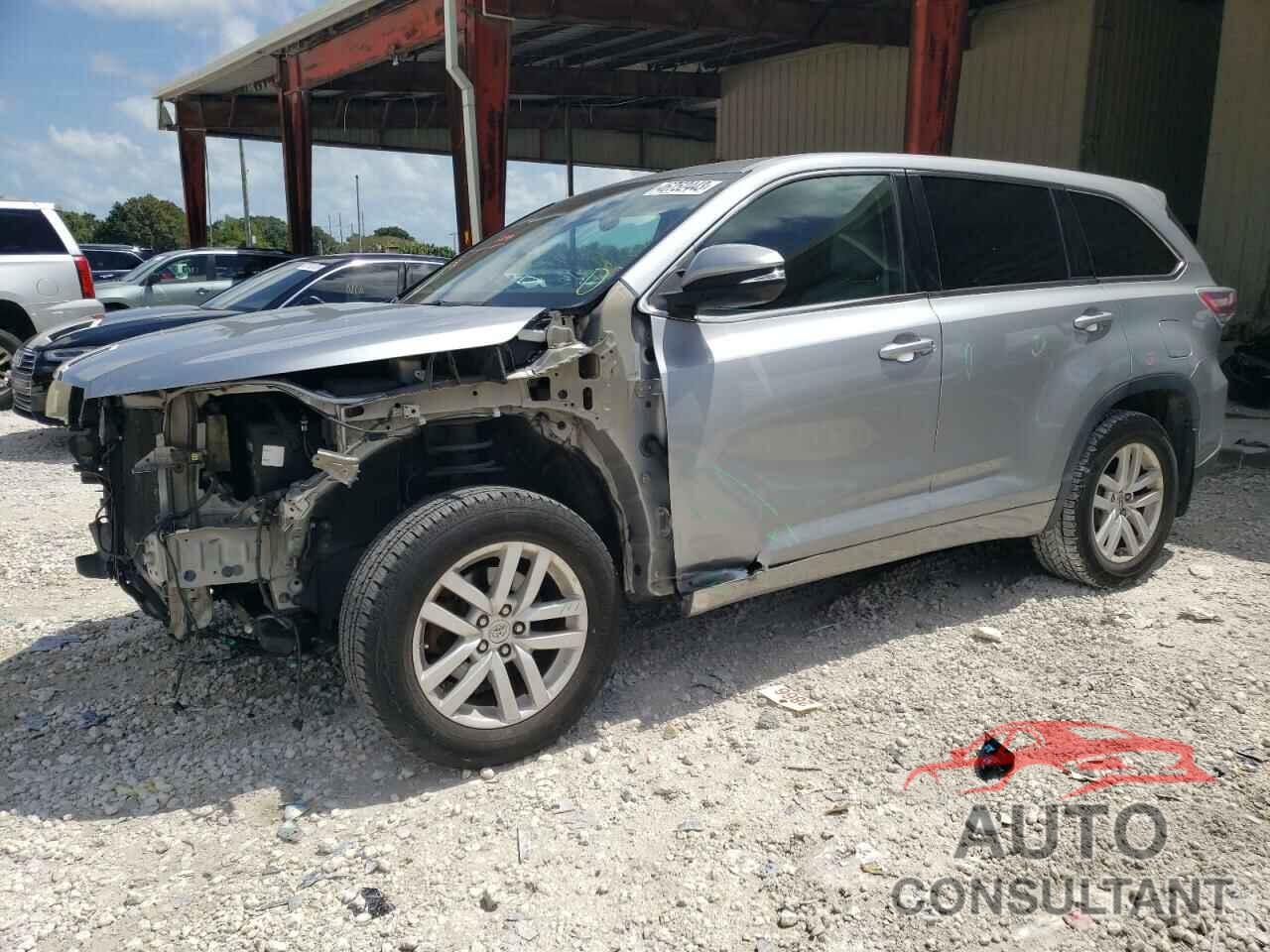 TOYOTA HIGHLANDER 2015 - 5TDZKRFH7FS047289