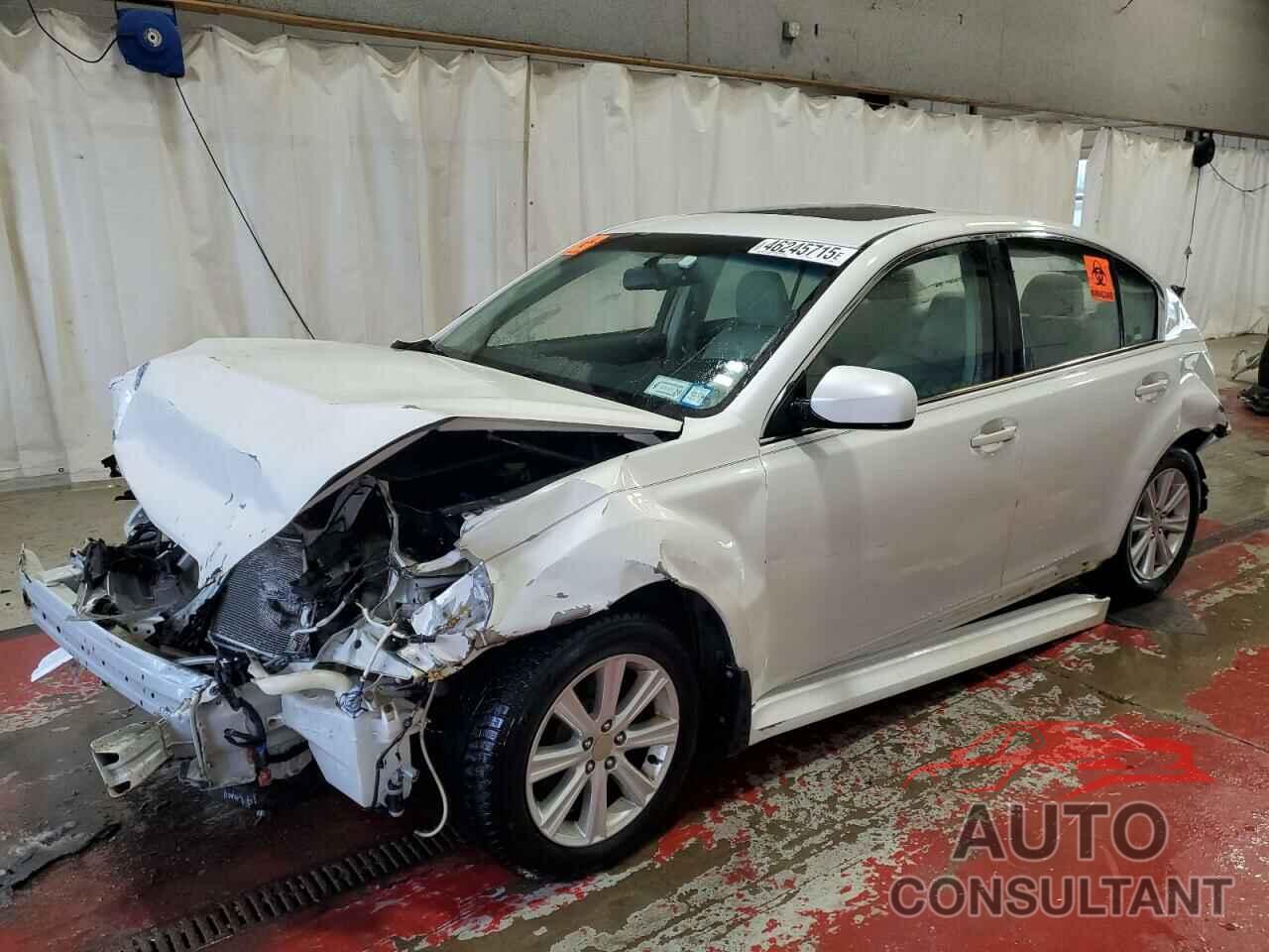 SUBARU LEGACY 2010 - 4S3BMBE67A3237882