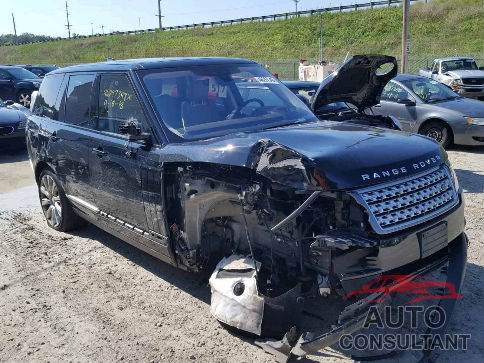 LAND ROVER RANGE ROVER HSE 2017 - SALGS2FVXHA354615