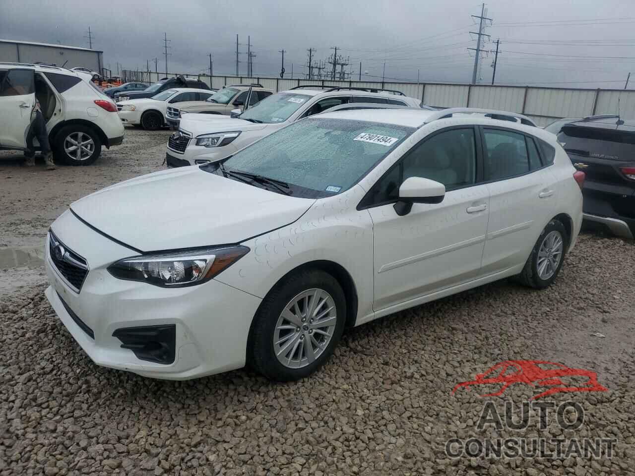 SUBARU IMPREZA 2017 - 4S3GTAB60H3727050