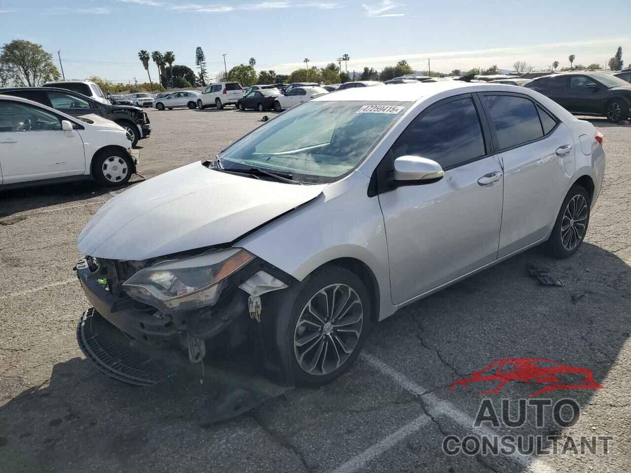 TOYOTA COROLLA 2015 - 5YFBURHEXFP322242