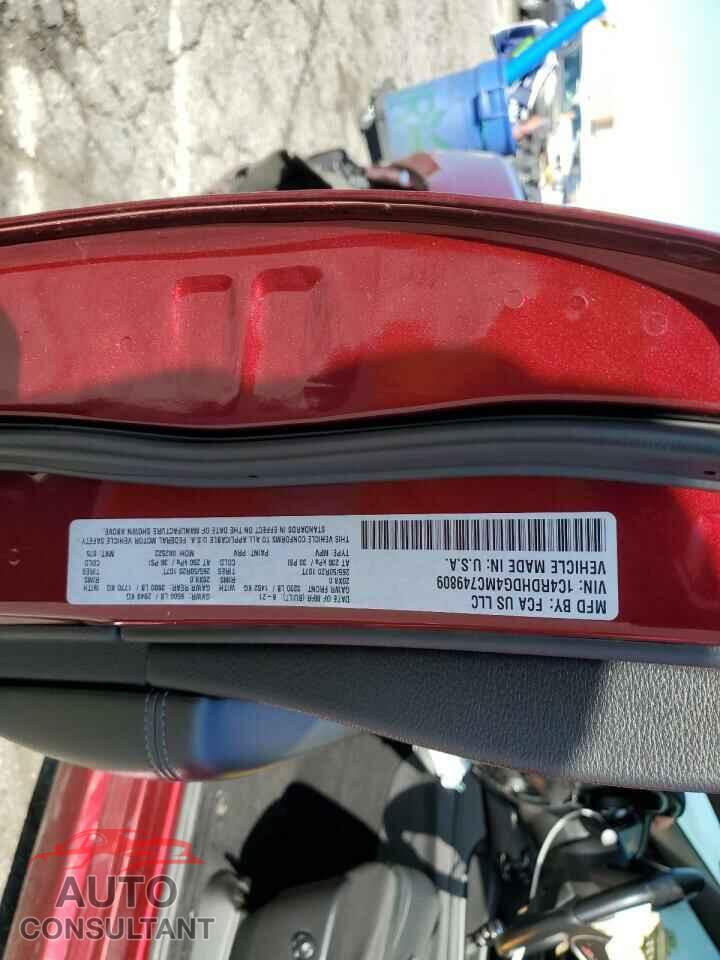DODGE DURANGO 2021 - 1C4RDHDG4MC749809