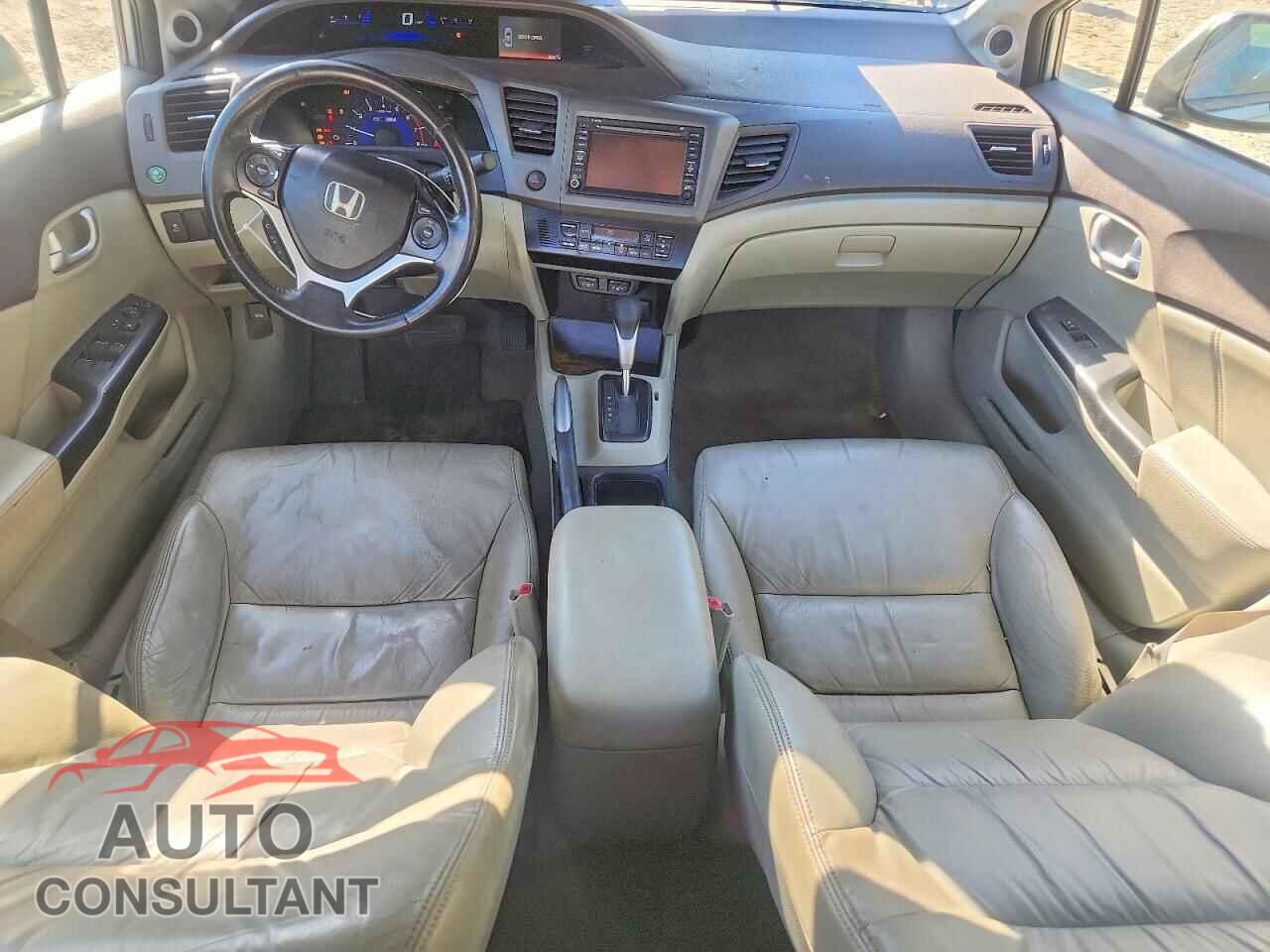 HONDA CIVIC 2012 - JHMFB4F38CS006424