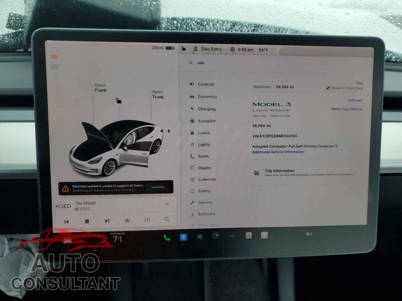 TESLA MODEL 3 2021 - 5YJ3E1EB6MF004124