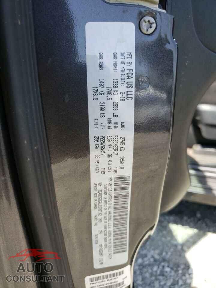 DODGE CARAVAN 2018 - 2C4RDGBG0JR202102