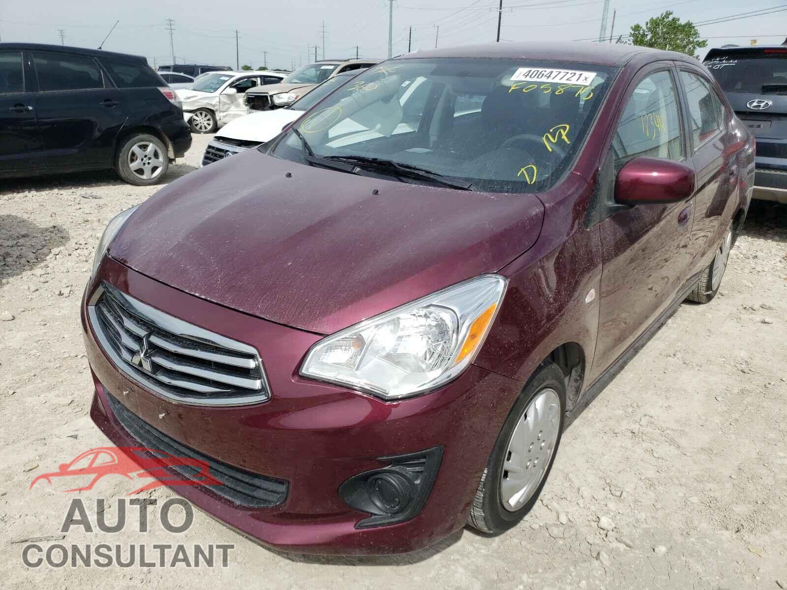 MITSUBISHI MIRAGE 2019 - ML32F3FJ7KHF05875