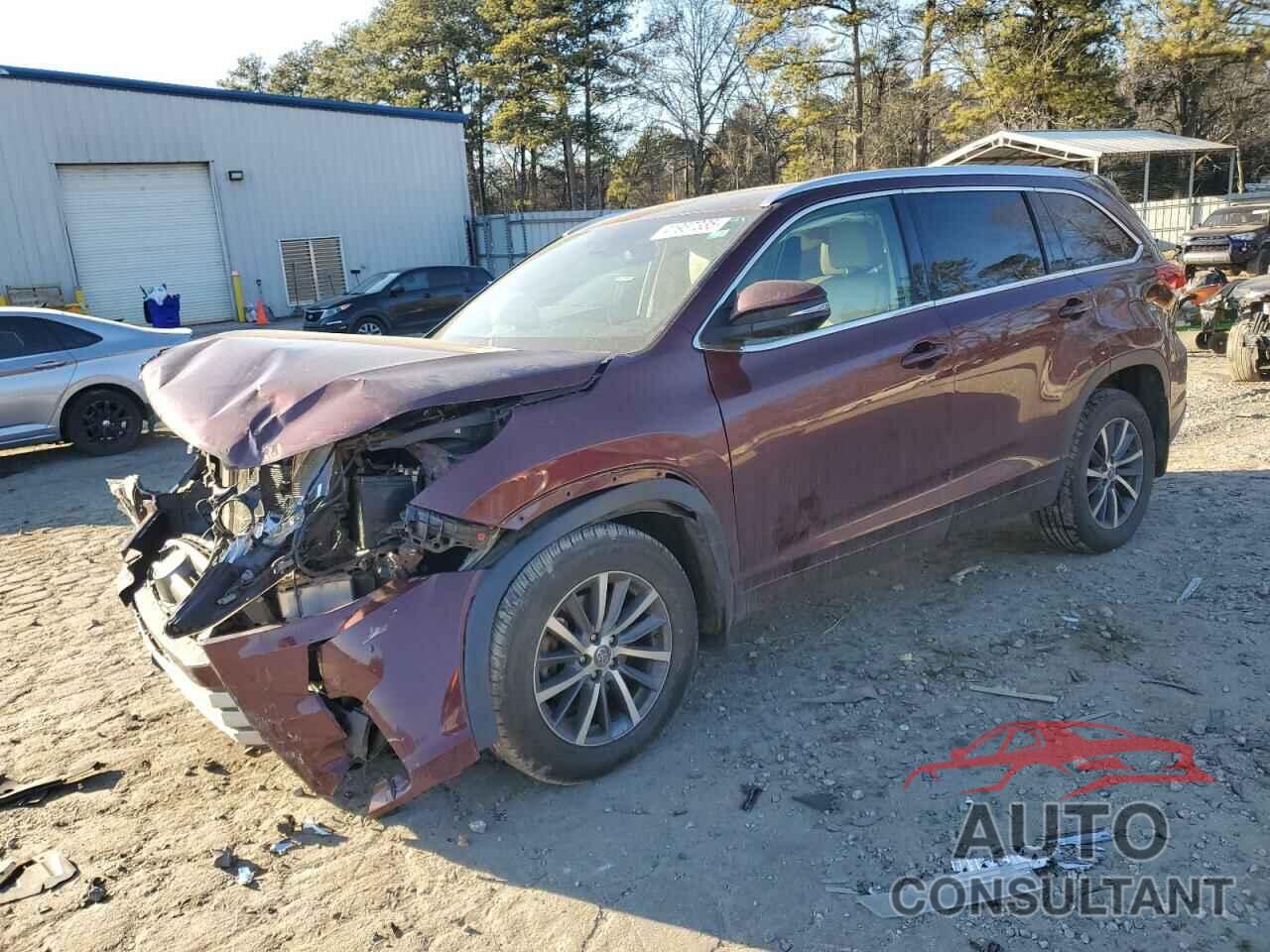 TOYOTA HIGHLANDER 2017 - 5TDKZRFH2HS220393