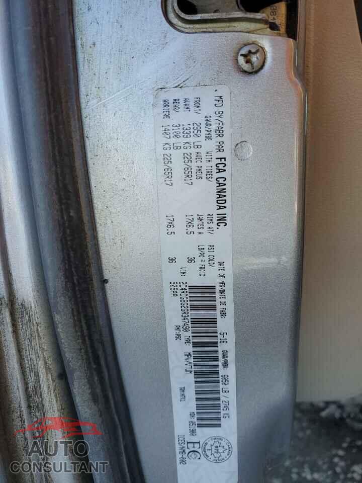 DODGE CARAVAN 2016 - 2C4RDGBG2GR347490