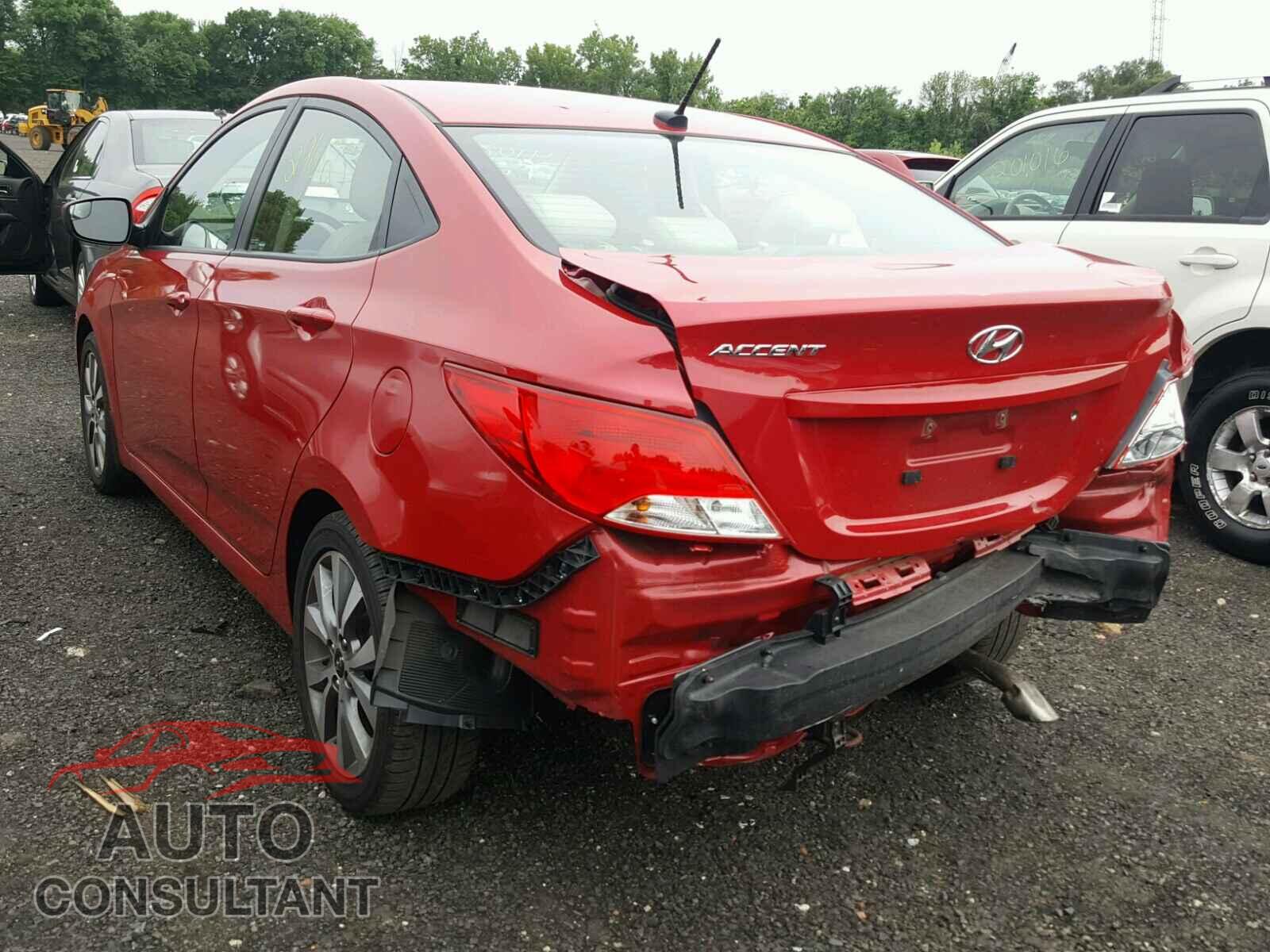 HYUNDAI ACCENT 2016 - KMHCU4AE0GU139952