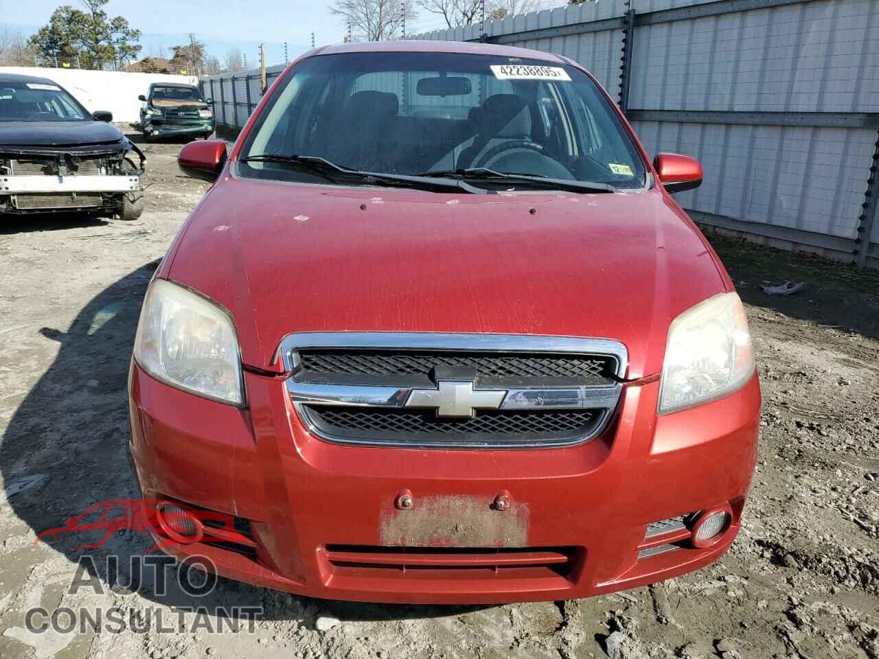 CHEVROLET AVEO 2011 - KL1TG5DE4BB183994