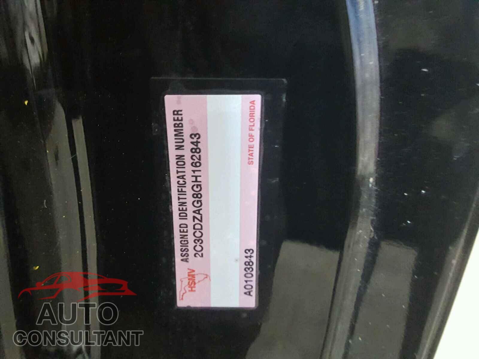 DODGE CHALLENGER 2016 - 2C3CDZAG8GH162843
