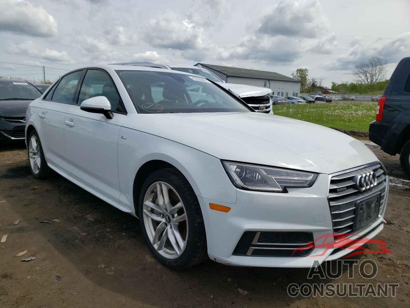 AUDI A4 2017 - WAUDNAF4XHN044991