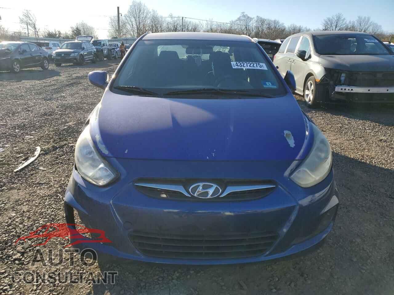 HYUNDAI ACCENT 2012 - KMHCU4AE6CU209965