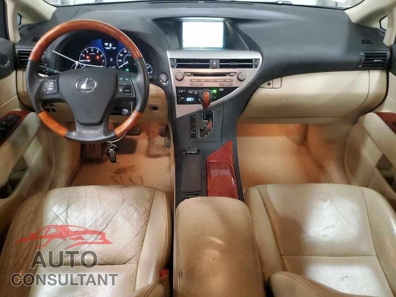 LEXUS RX350 2010 - 2T2BK1BA7AC045776