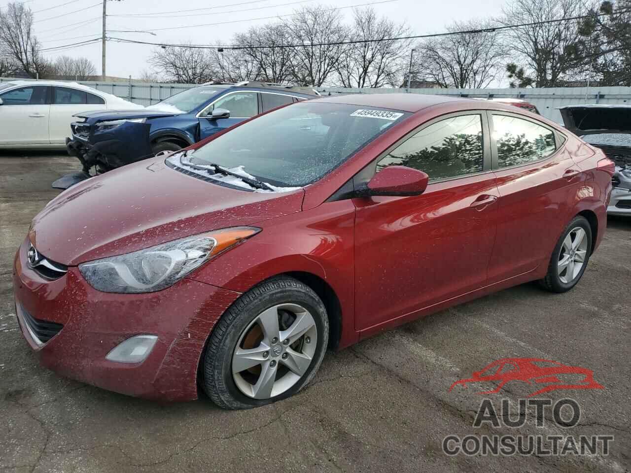 HYUNDAI ELANTRA 2012 - KMHDH4AE3CU331238
