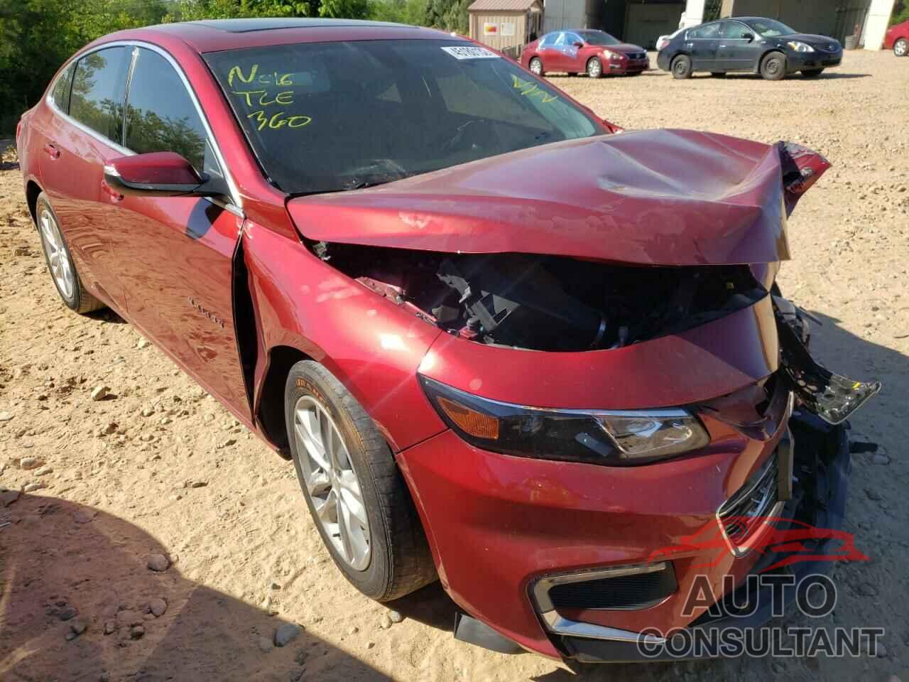 CHEVROLET MALIBU 2017 - 1G1ZE5ST9HF274909