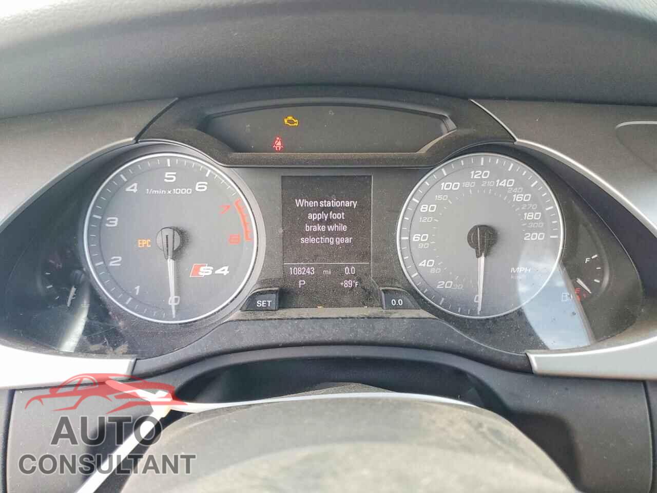 AUDI S4/RS4 2011 - WAUKGAFL3BA078598