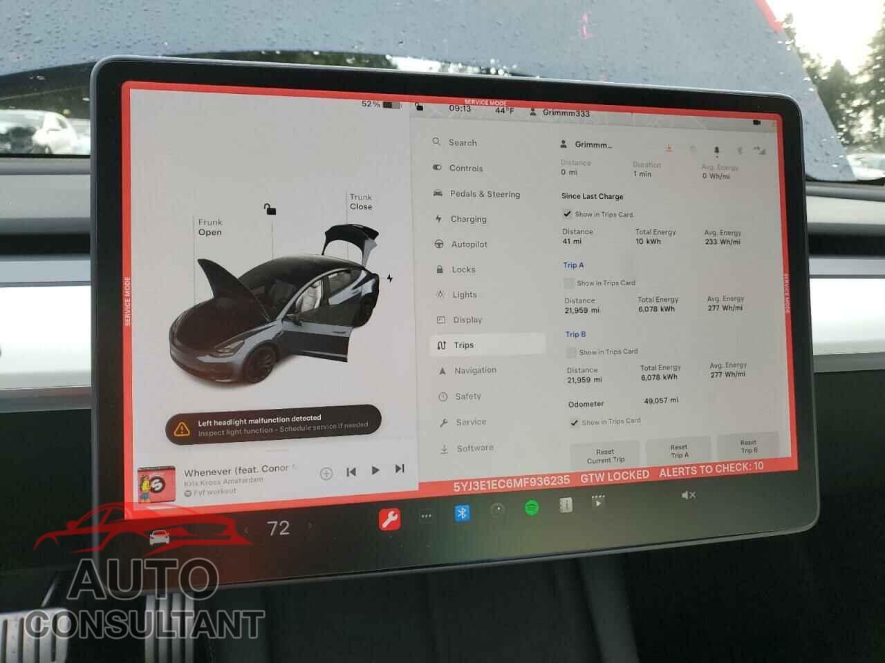 TESLA MODEL 3 2021 - 5YJ3E1EC6MF936235