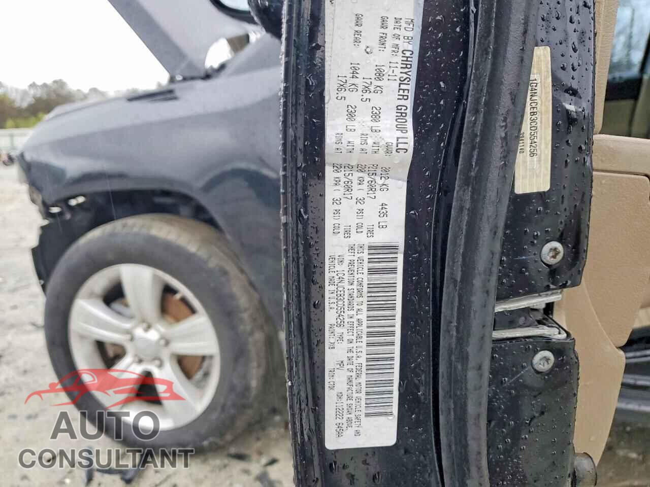 JEEP COMPASS 2012 - 1C4NJCEB3CD554256