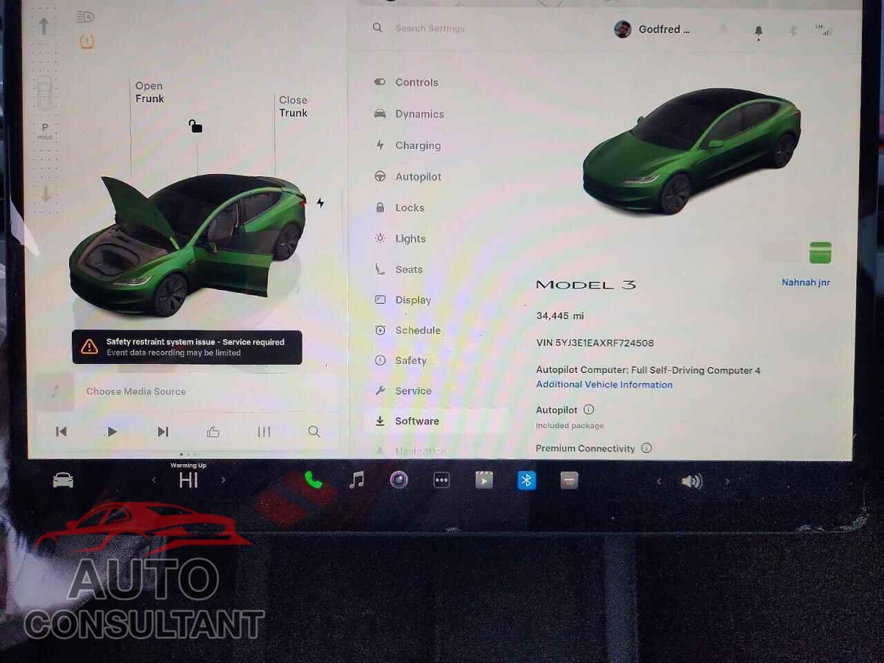 TESLA MODEL 3 2024 - 5YJ3E1EAXRF724508