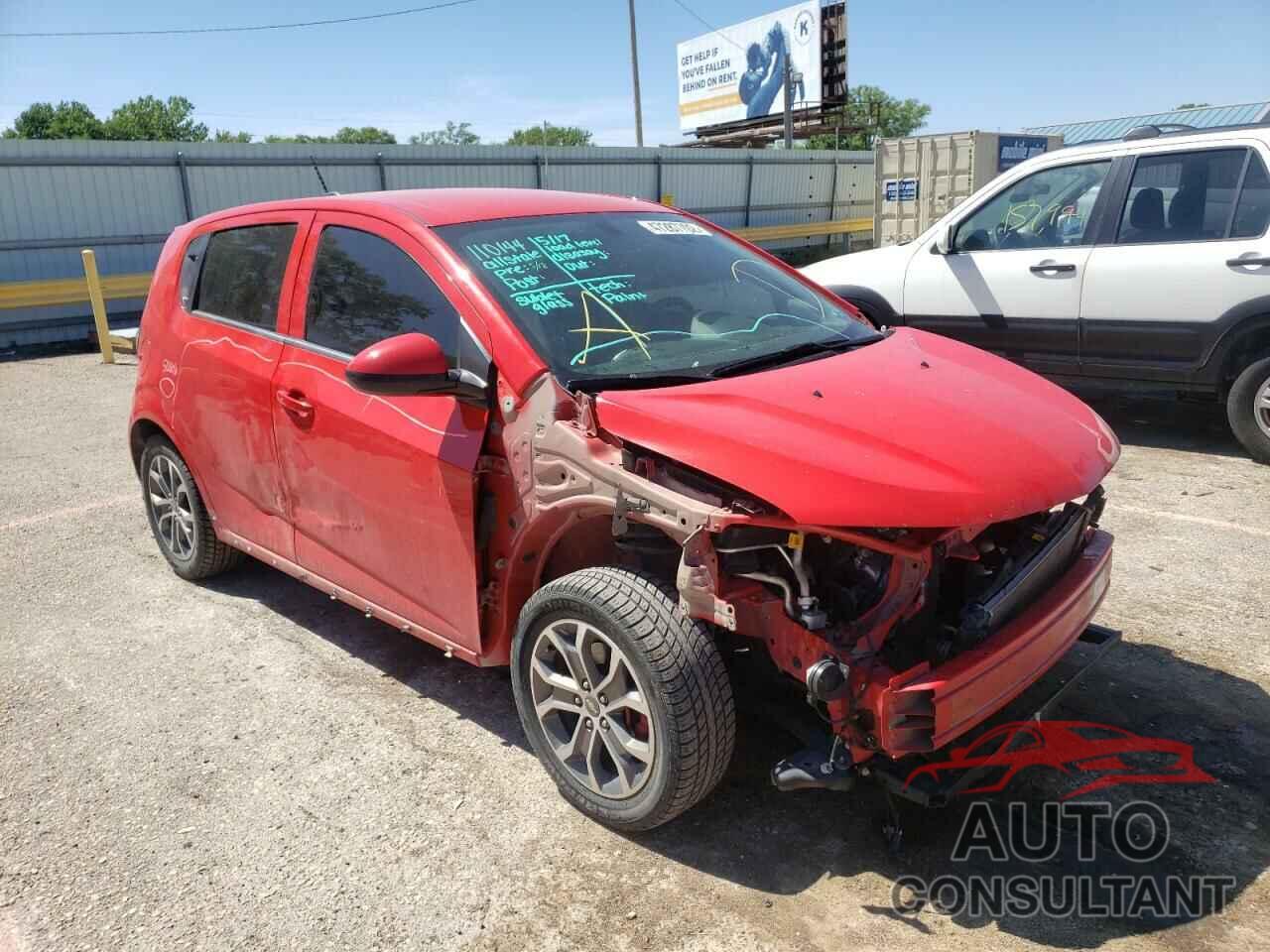 CHEVROLET SONIC 2017 - 1G1JD6SH4H4158806