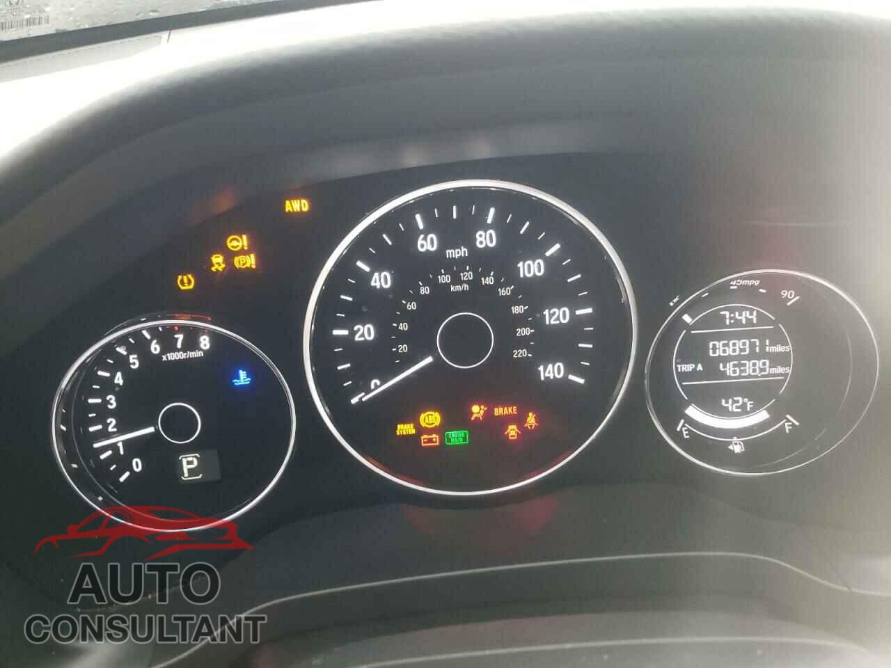 HONDA HR-V 2017 - 3CZRU6H73HM714000