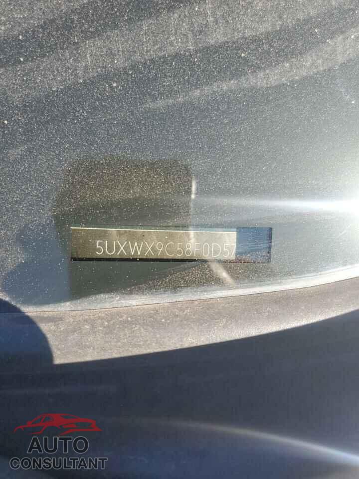 BMW X3 2015 - 5UXWX9C58F0D57504