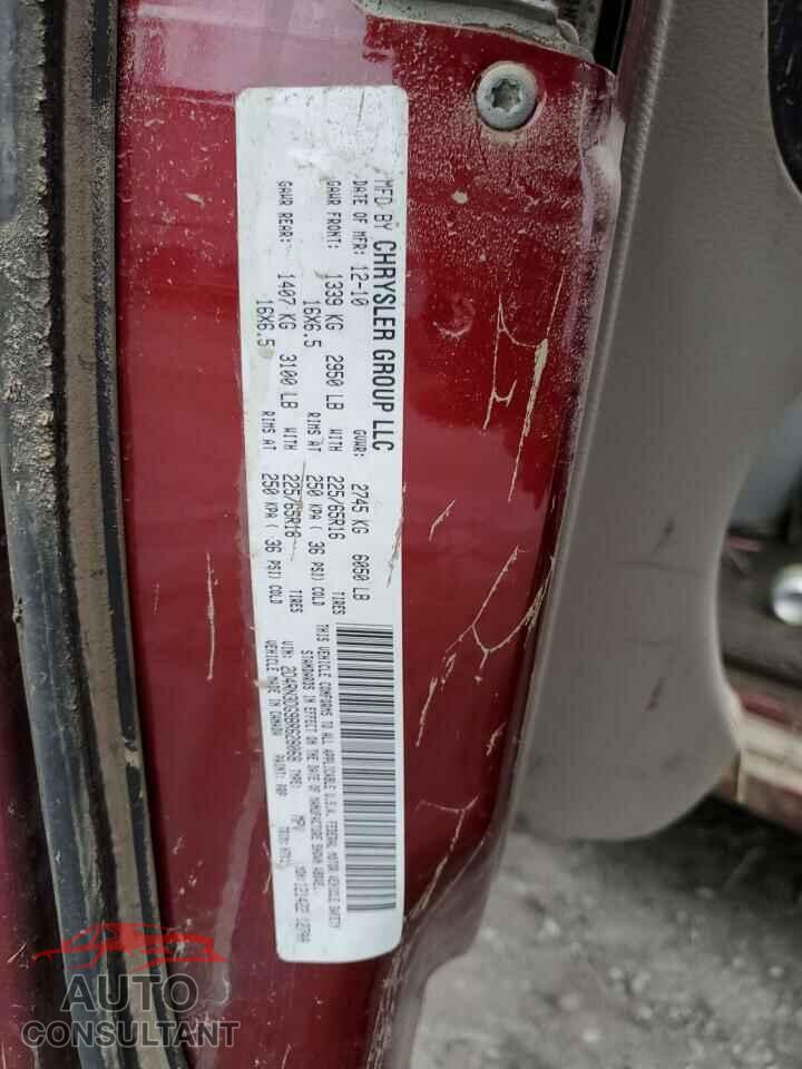 DODGE CARAVAN 2011 - 2D4RN3DG9BR628068