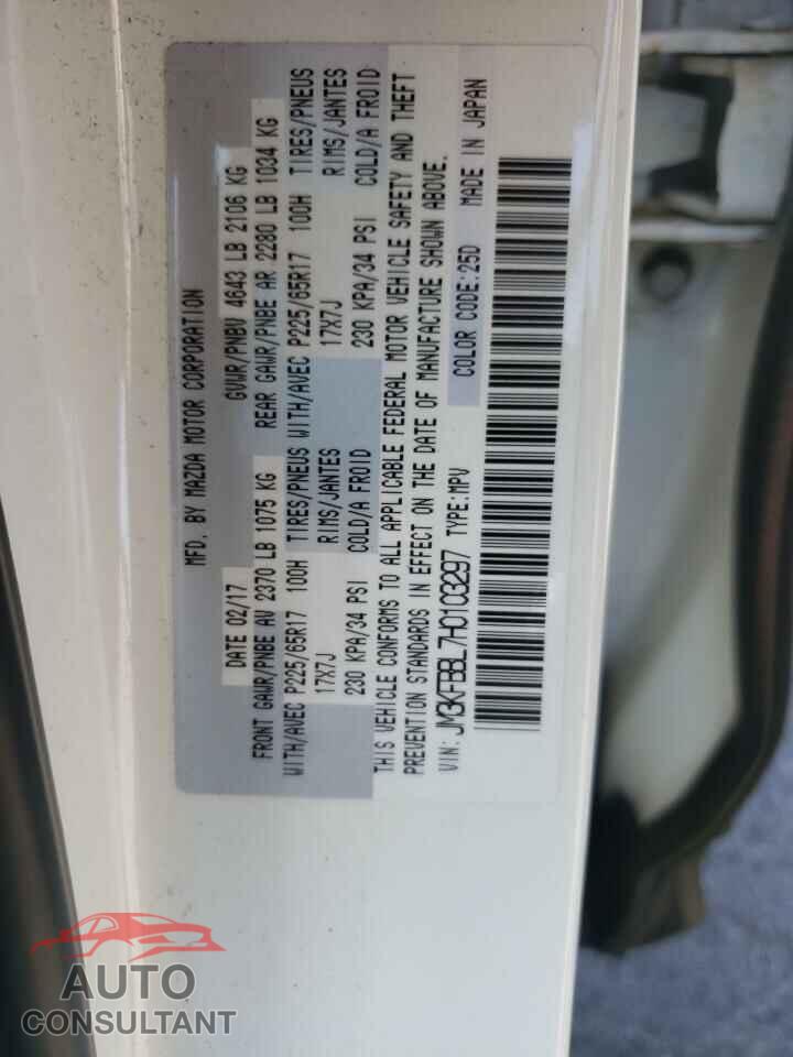 MAZDA CX-5 2017 - JM3KFBBL7H0103297
