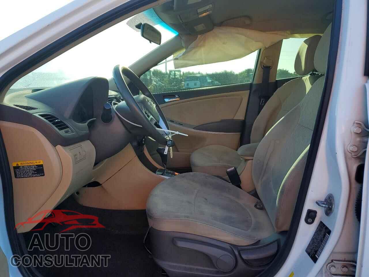 HYUNDAI ACCENT 2012 - KMHCU4AE6CU171685