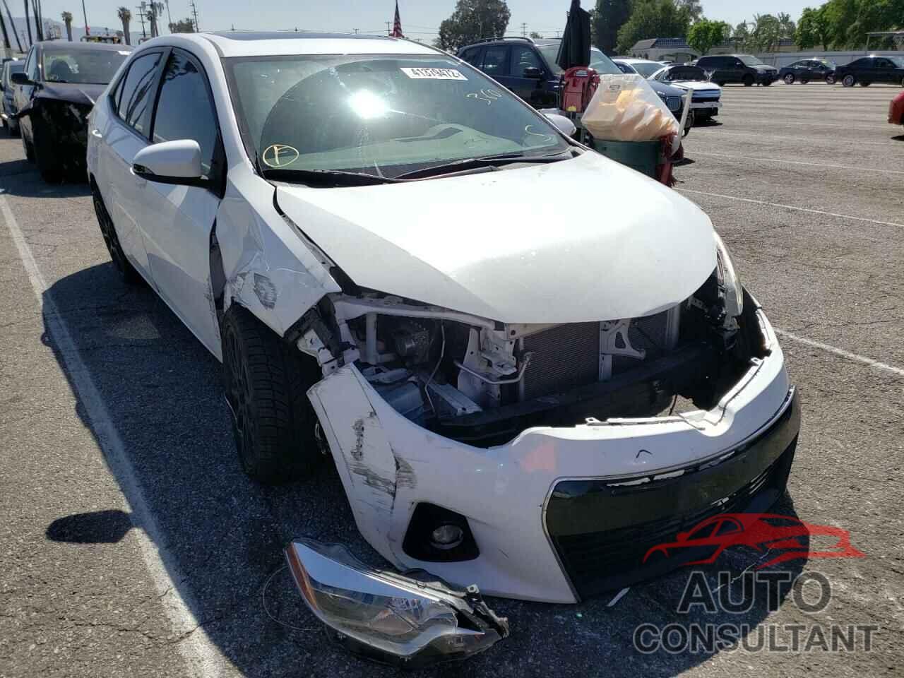 TOYOTA COROLLA 2016 - 2T1BURHE7GC498232