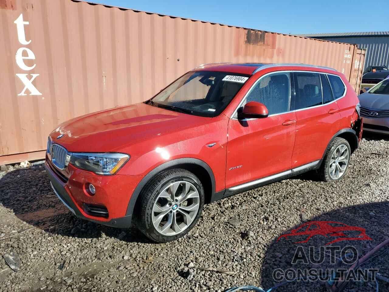 BMW X3 2017 - 5UXWX9C50H0T09382