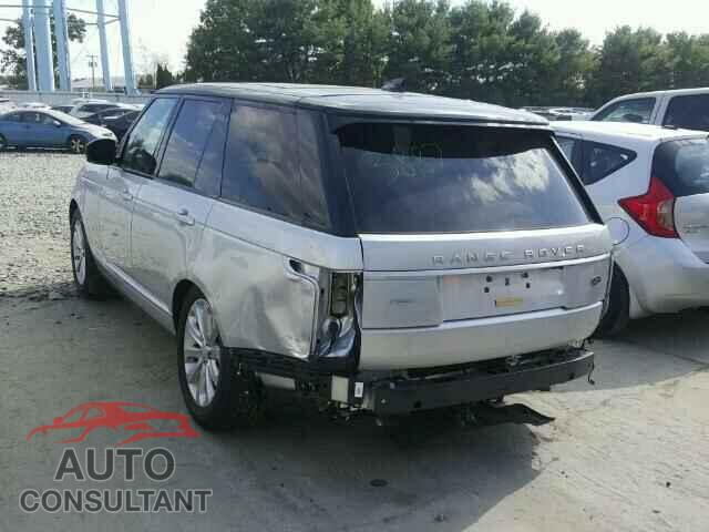 LAND ROVER RANGE ROVER HSE 2017 - SALGS2FVXHA329259