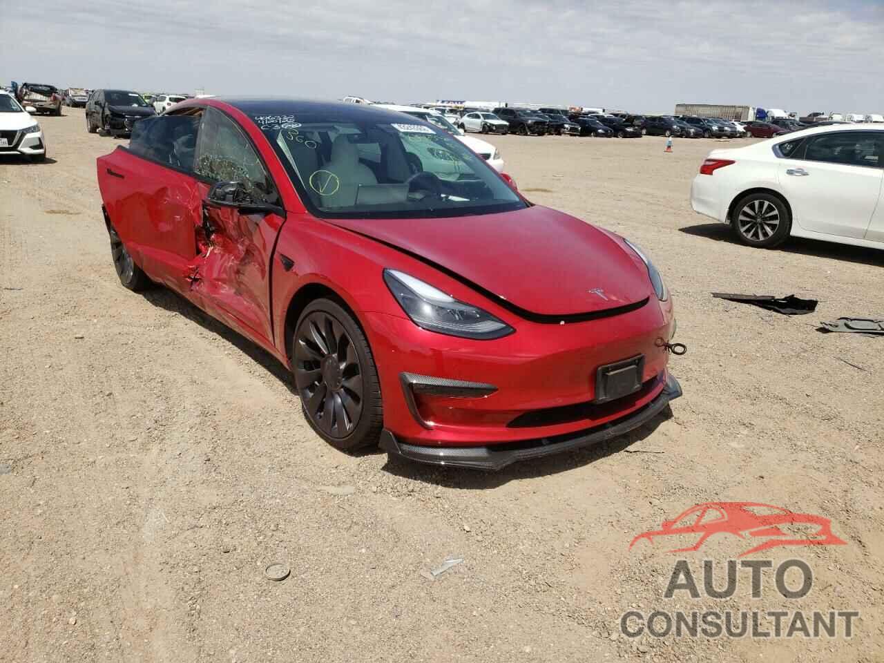 TESLA MODEL 3 2021 - 5YJ3E1EC0MF056552