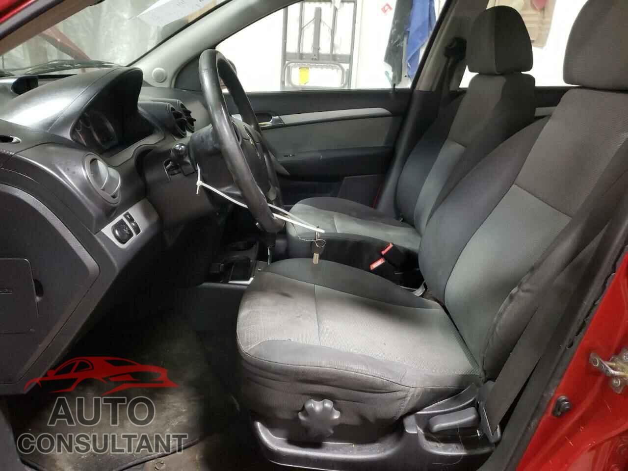 CHEVROLET AVEO 2011 - KL1TD6DE3BB185962