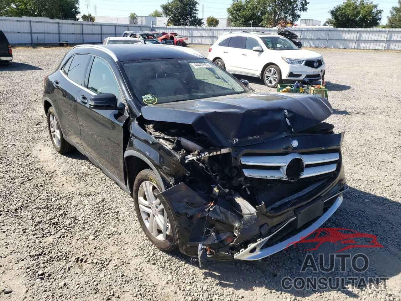 MERCEDES-BENZ GLA-CLASS 2016 - WDCTG4EB6GJ257401