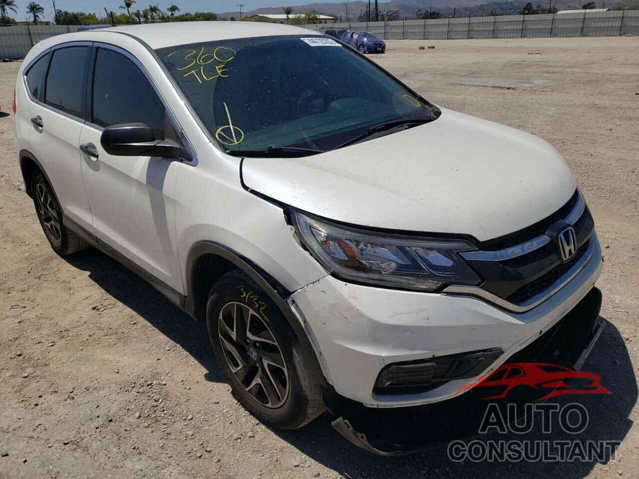 HONDA CRV 2016 - 5J6RM3H47GL008846