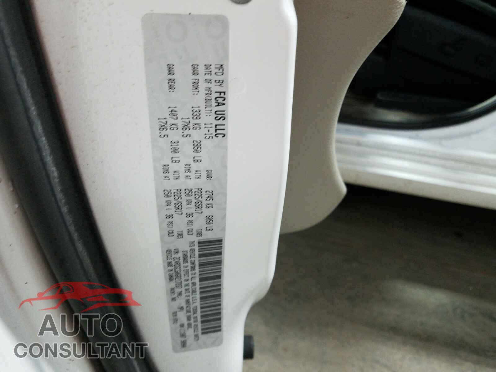 DODGE CARAVAN 2016 - 2C4RDGCG0GR217237