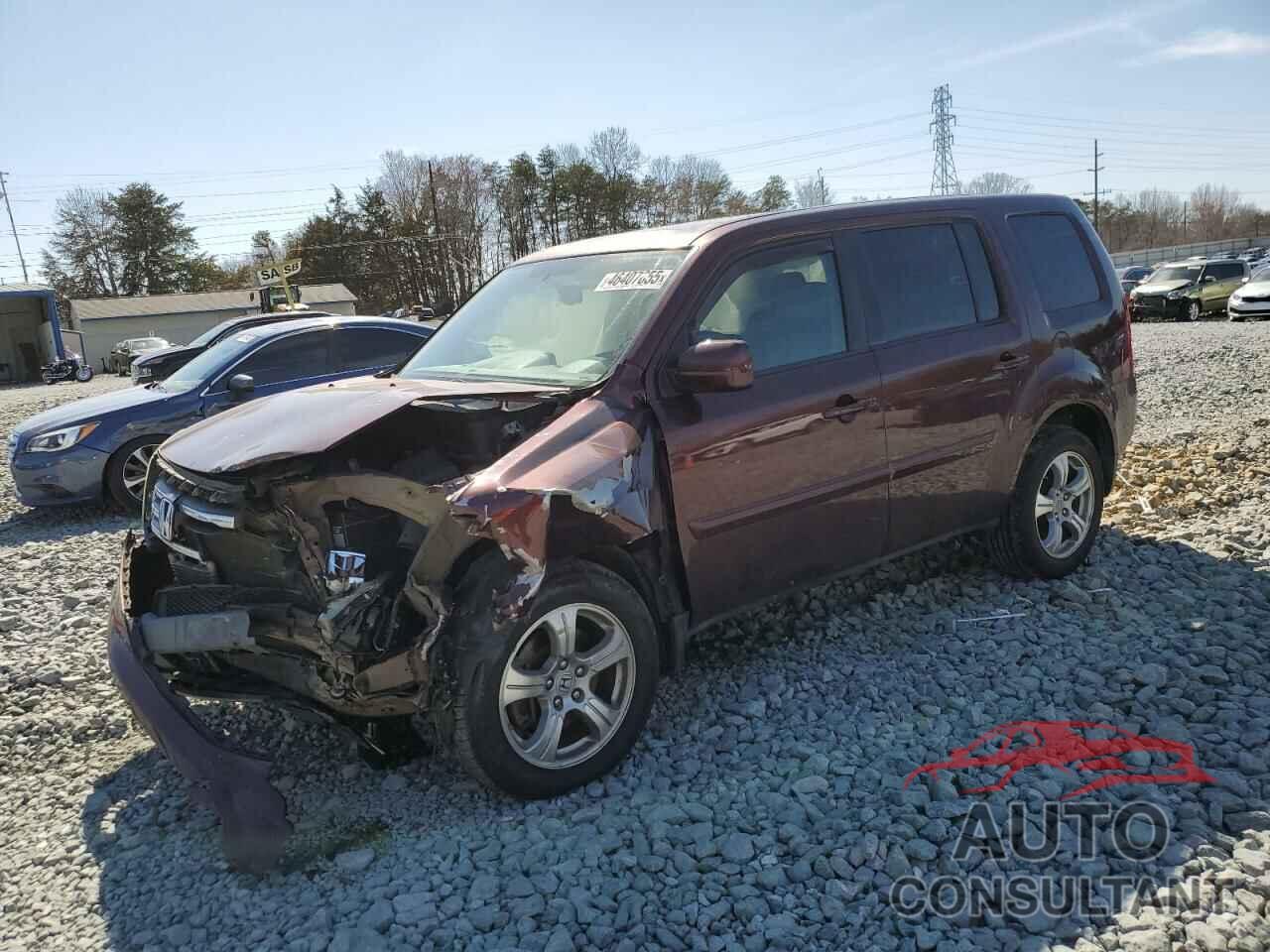 HONDA PILOT 2013 - 5FNYF4H58DB046188