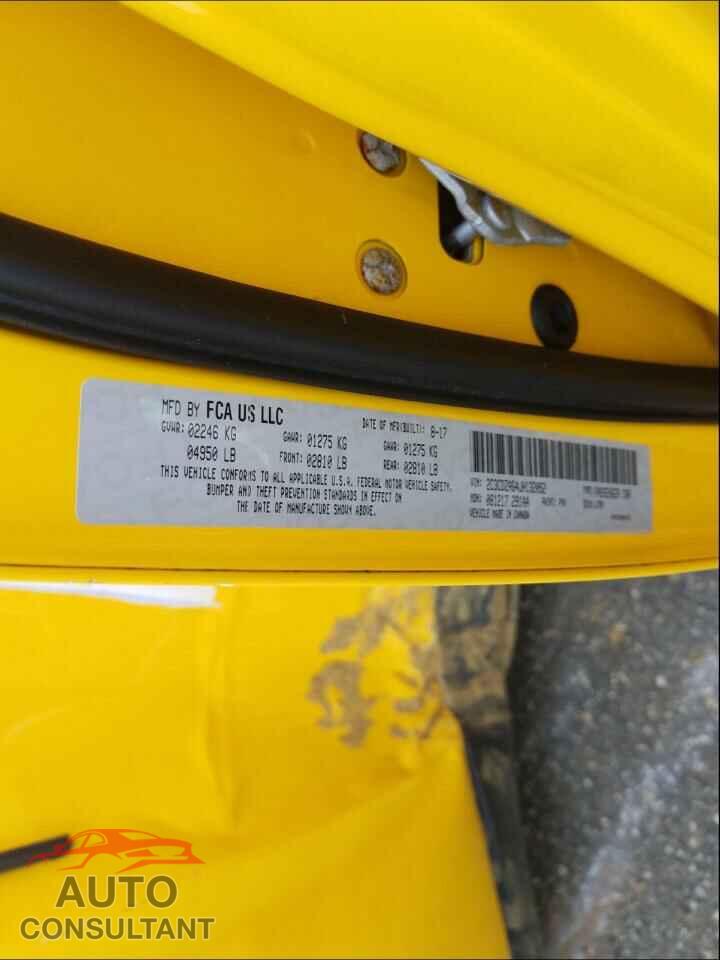 DODGE CHALLENGER 2018 - 2C3CDZAG4JH132052
