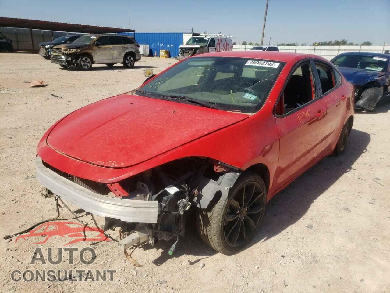 DODGE DART 2016 - 1C3CDFFAXGD820291